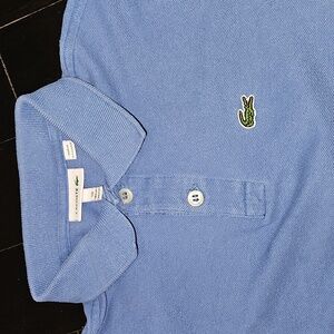 Lacoste Blue Long Sleeve Polo Shirt